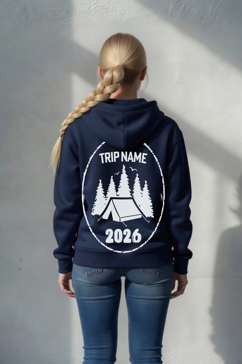 Camping Trip on hoodie
