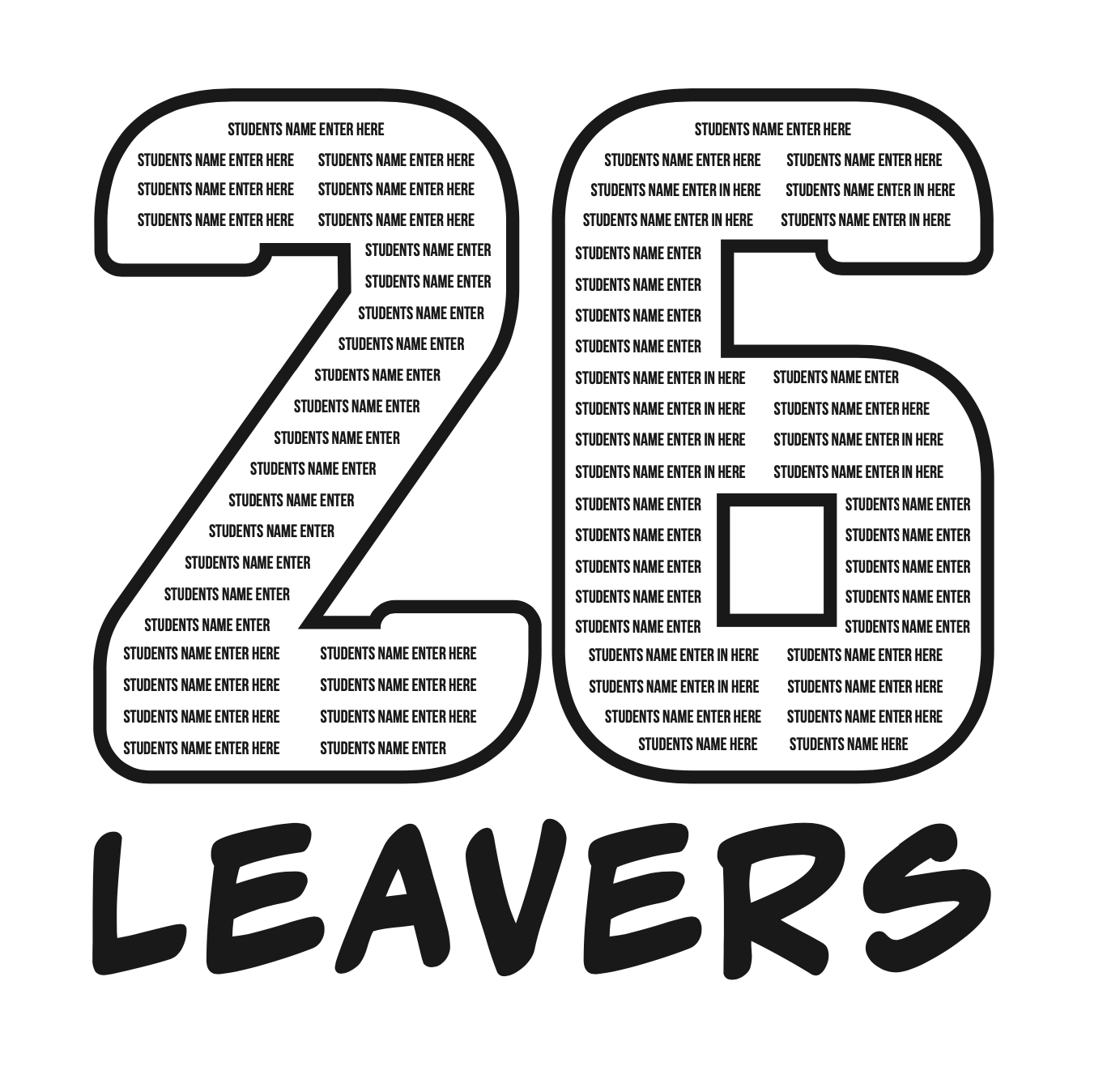 Rounded hoodie back design