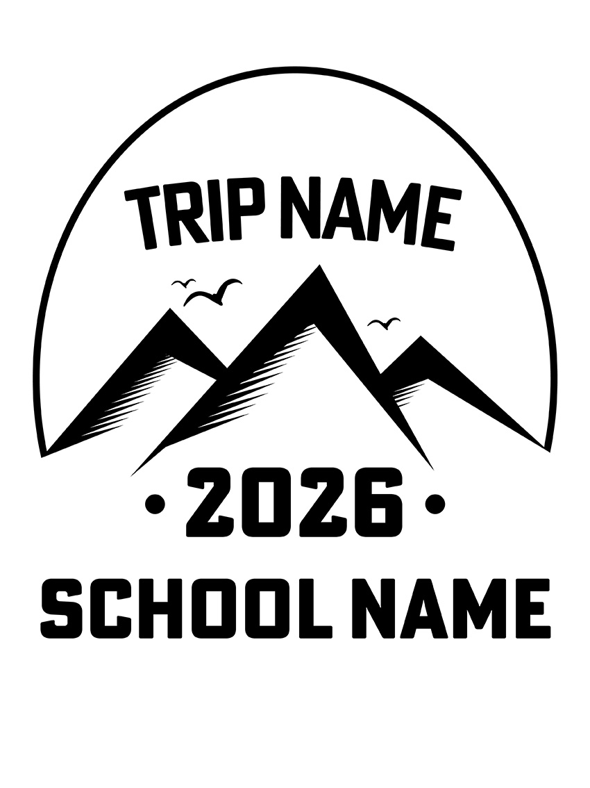 Ski Trip 2 hoodie back design